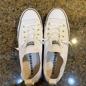 Converse White Canvas Womens Sneakers